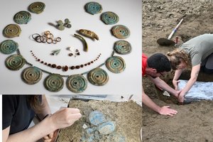 Pavydėtina sėkmė: morkų lauke rado senovinių papuošalų lobį