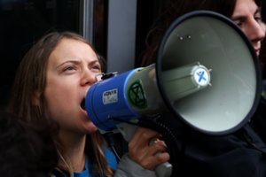 G. Thunberg raginimas solidarizuotis su palestiniečiais sukėlė pasipiktinimą