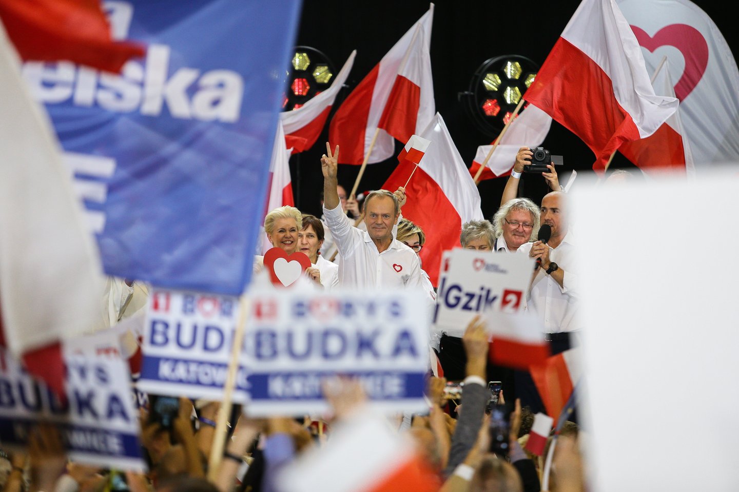 Rinkimai Lenkijoje.<br>EPA/ELTA nuotr.