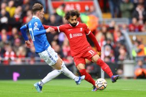 M. Salah dublis leido „Liverpool“ pasiekti pergalę derbyje prieš „Everton“