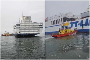 Švedijoje ant seklumos užplaukė lietuvius plukdęs keltas: evakuotas 71 žmogus