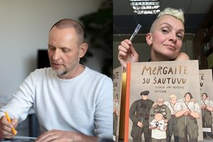 Komiksą vaikams apie drąsią mergaitę partizanę sukurti paskatino prieš išgirsta istorija