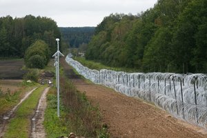 Dar viena VSAT pareigūnų grupė išvyko saugoti Latvijos sienos su Baltarusija