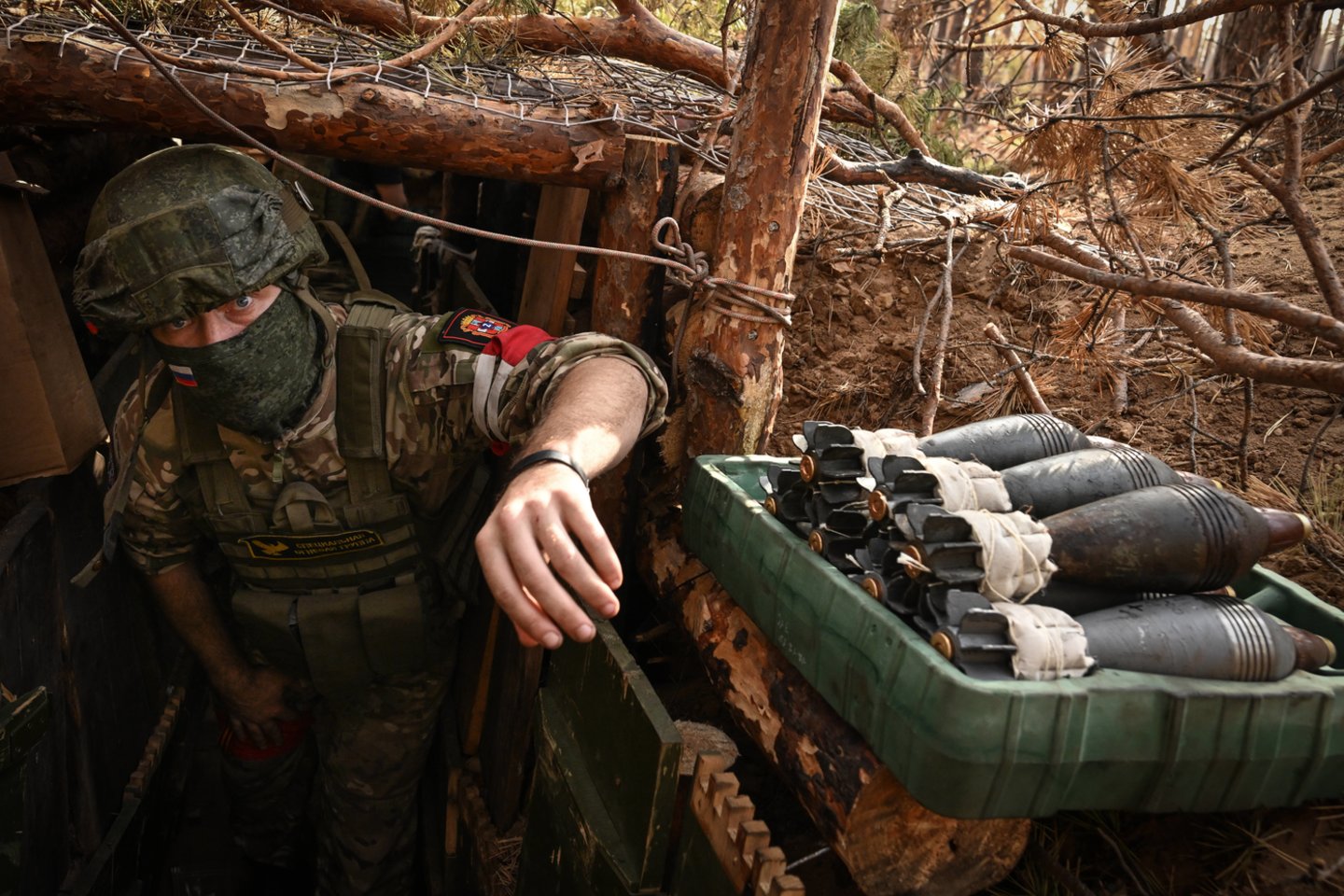 Karas Ukrainoje, rusų kareivis.<br>Imago-images/Scanpix nuotr.
