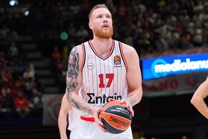 Blankus I. Brazdeikio pasirodymas nesutrukdė „Olympiakos“ pasiekti lengvos pergalės