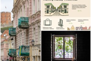 Nauja tvarka Vilniuje: miestas finansuos privačių istorinių pastatų fasadų ir balkonų atnaujinimą