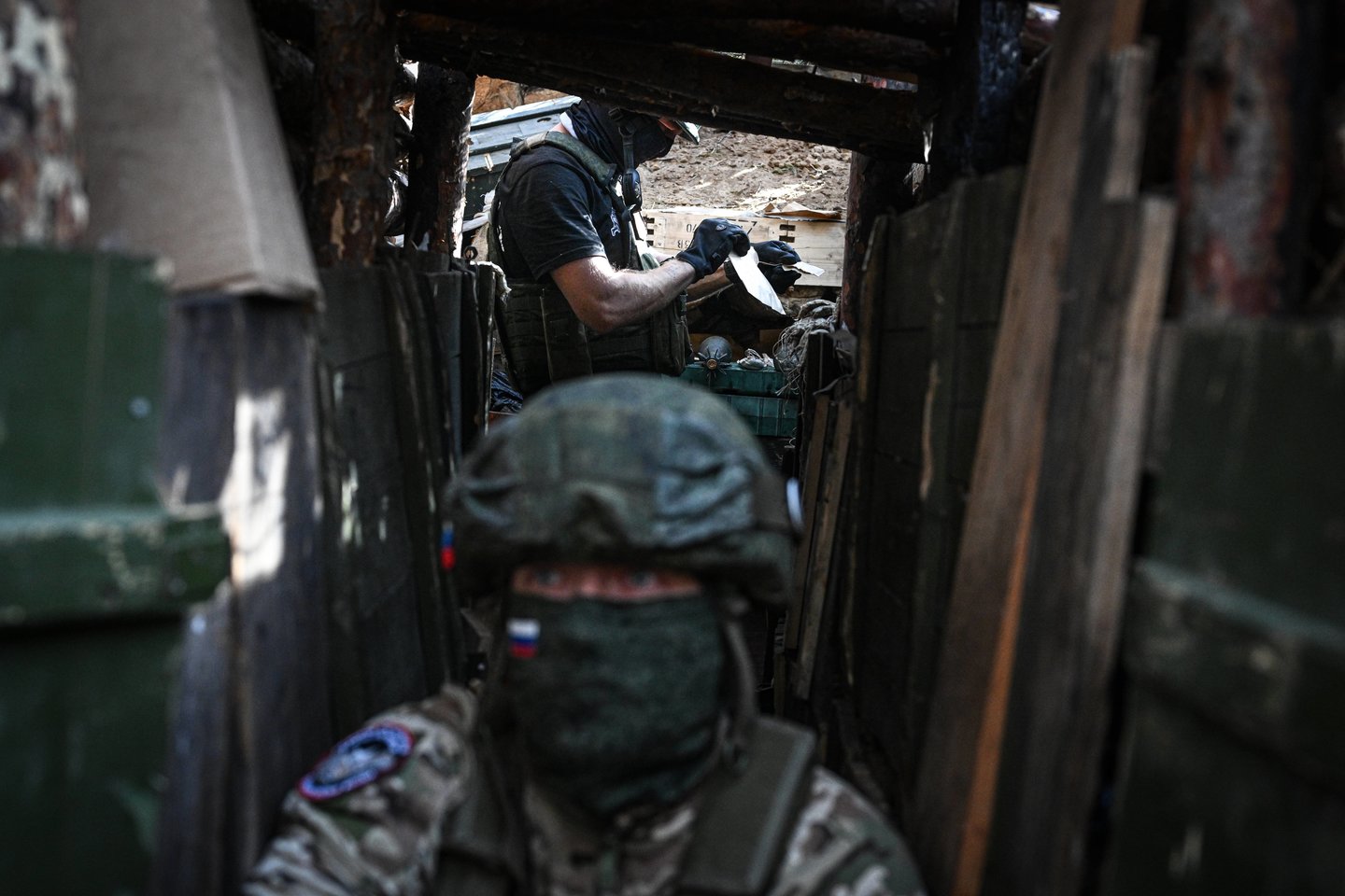 Karas Ukrainoje, rusų kareiviai.<br>imago-images/Scanpix nuotr.