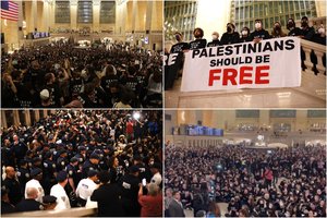 Niujorke – milžiniškas protestas: daugybė žydų reikalavo nutraukti ugnį