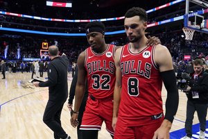 NBA naktis: 51 Z. LaVine'o taško „Chicago Bulls“ pergalei neužteko