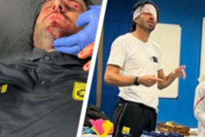 Beprotybė Prancūzijoje: futbolo sirgaliai akmenimis apmėtė varžovų autobusą, treneris pasruvo krauju