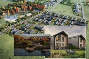 Vilniaus pašonėje – kitoks kvartalas: 68 privačių namų naujakuriams kuriama ypatinga, lėto gyvenimo vieta 