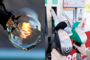 Turi ir gerų, ir blogų žinių: kol benzinas pigo, elektra ir gamtinės dujos brango