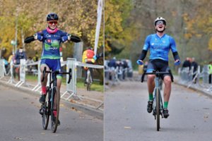 Lietuvos dviračių kroso čempionai – Daiva Ragažinskienė ir Venantas Lašinis