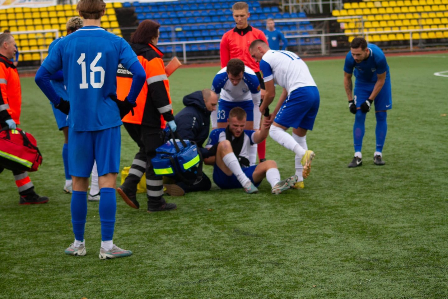  Prieš svarbiausias sezono kovas „Neptūno“ futbolininkai prarado svarbų žaidėją<br> Klubo nuotr.