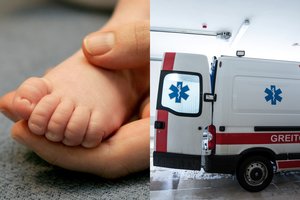 Į medikų rankas pakliuvo Alytuje sužalotas kūdikis