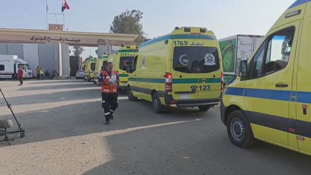 Ypač reikalinga medicininė pagalba keliauja į Gazos Ruožą: sužeistuosius priims lauko ligoninėje