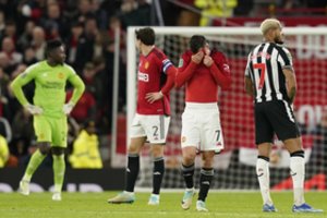 Triuškinantį pralaimėjimą patyręs „Manchester United“ baigė pasirodymą Anglijos lygos taurėje