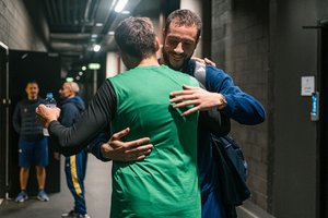 Tarp treniruočių: šiltas J. Lauvergne'o susitikimas su buvusiais komandos draugais