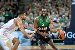 Kauno „Žalgiriui“ – dar vienas smūgis: sustoję pabaigoje krito prieš ASVEL komandą