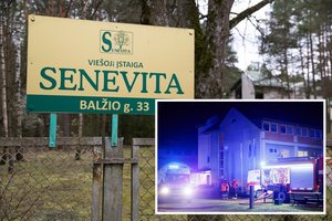 Po gaisro senelių namuose – institucijų atsakas: anksčiau buvo rastas vienas pažeidimas