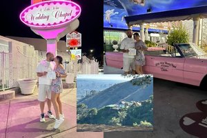 Las Vegase antrą kartą ištekėjo plaukų stilistė I. Bagdonaitė: santuoka – koplyčioje, kurioje tekėjo ir J. Lopez