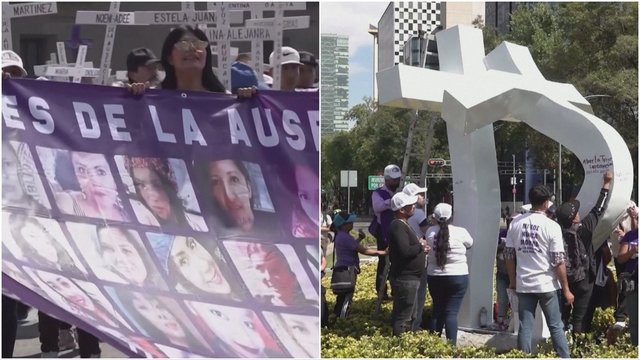 Meksikoje – protestas: reikalavo teisingumo dėl itin dažno moterų žudymo ir dingimo
