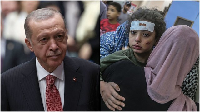Turkijos prezidentas peikia Izraelį: esą žydai atsakingi už nekaltų žmonių žūtis