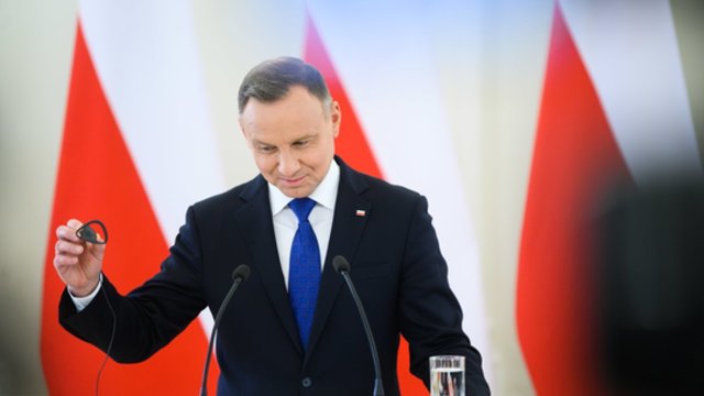 Lenkijos prezidento verdiktas: nusprendė, kam patikės vyriausybės formavimo misiją