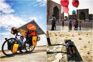 Beveik 18 tūkst. km dviračiu numynusi lietuvė dalinasi įspūdžiais iš Uzbekistano: davė naudingą patarimą