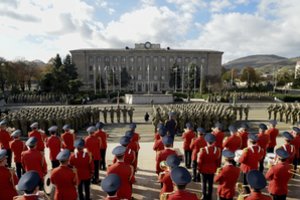 Azerbaidžanas Kalnų Karabache surengė karinį paradą