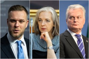 G. Landsbergis sureagavo į G. Nausėdos svarstymus apie A. Skaisgirytę: nekomentuoju kitų vyrų svajonių