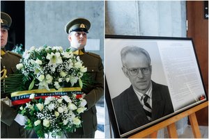 Vilniuje atsisveikinama su Nepriklausomybės Akto signataru Bronislavu Kuzmicku