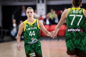 Lietuvos moterų krepšinio rinktinė antroje mačo pusėje susitvarkė su Azerbaidžanu