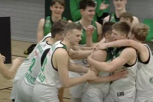 „Žalgirio“ dubleriai rungtynes laimėjo fantastišku metimu