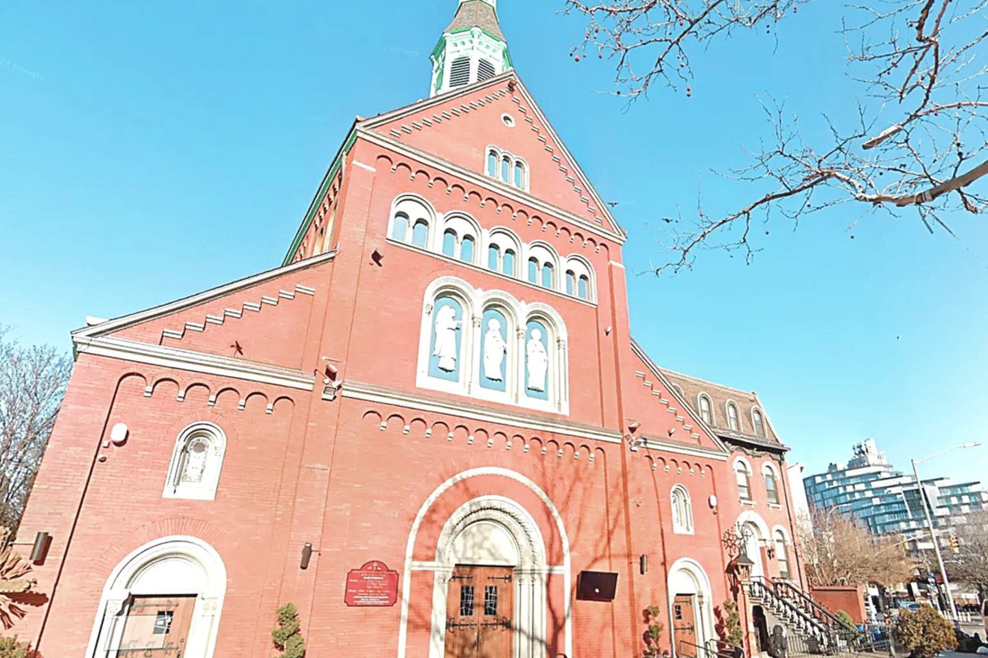 Švč.Mergelės Marijos Apreiškimo bažnyčia Niujorke.<br>Prezidento kanceliarijos (R.Dačkaus) nuotr.