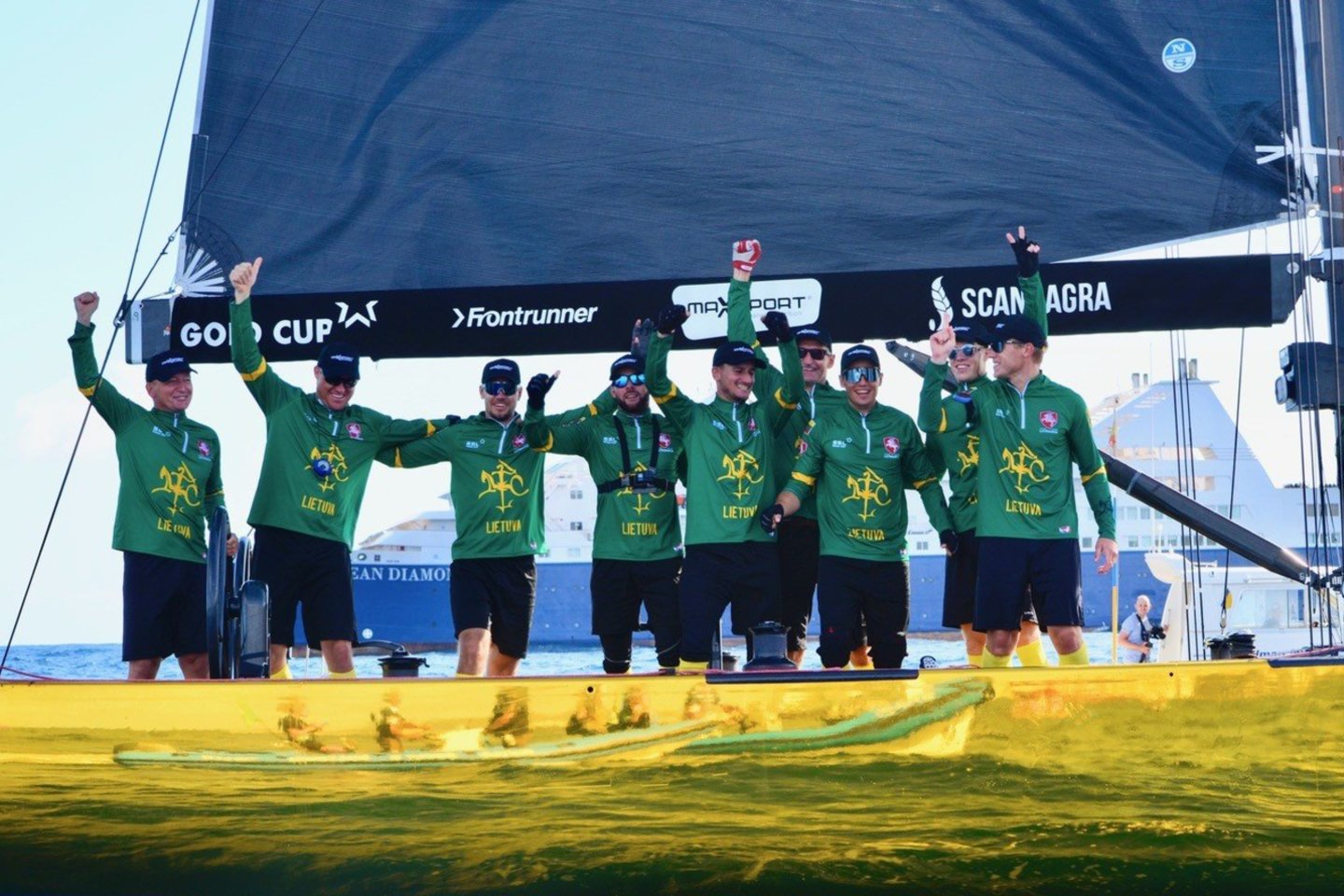Antrosios „SSL Gold Cup“ pasaulio taurės lenktynės Lietuvos buriavimo rinktinei buvo pergalingos. <br> A.Noreikaitės nuotr.