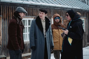 Filmavimo aikštelėje susitikę pusbroliai Simonas ir Ainis Storpirščiai virto priešais