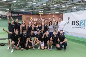 Teniso turnyre „BFI Cup 2023“ stipriausia buvo SEB komanda
