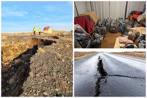 Penkios minutės susirinkti daiktus, o tada – bėgti: Islandija ruošiasi ugnikalnio išsiveržimui