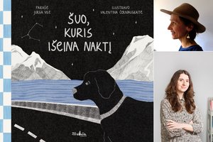 Naujausia Jurgos Vilės knyga vaikams kviečia į paslaptingą atradimų kupiną kelionę su šunimi Mėnuliu