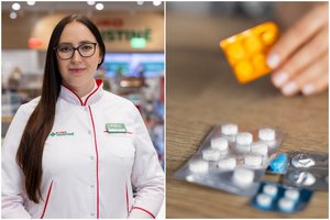 Kaip teisingai vartoti vaistus? Vaistininkė atskleidė 7 dažnas klaidas