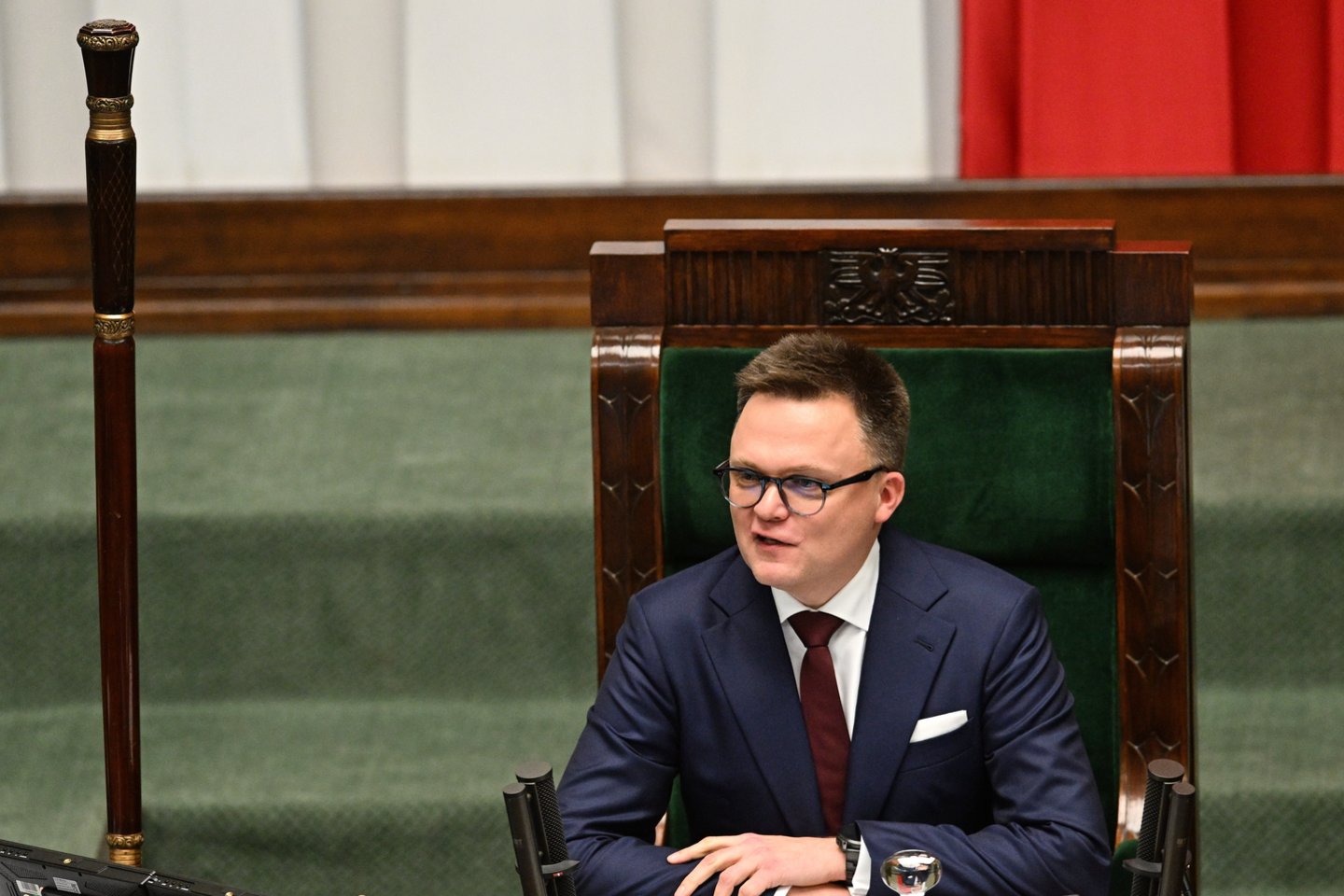 Sz. Hołownia apie M. Morawieckio ketinimus surinkti Seime daugumą: „Nekantriai laukiu, perku spragėsius...“<br>EPA-ELTA nuotr.