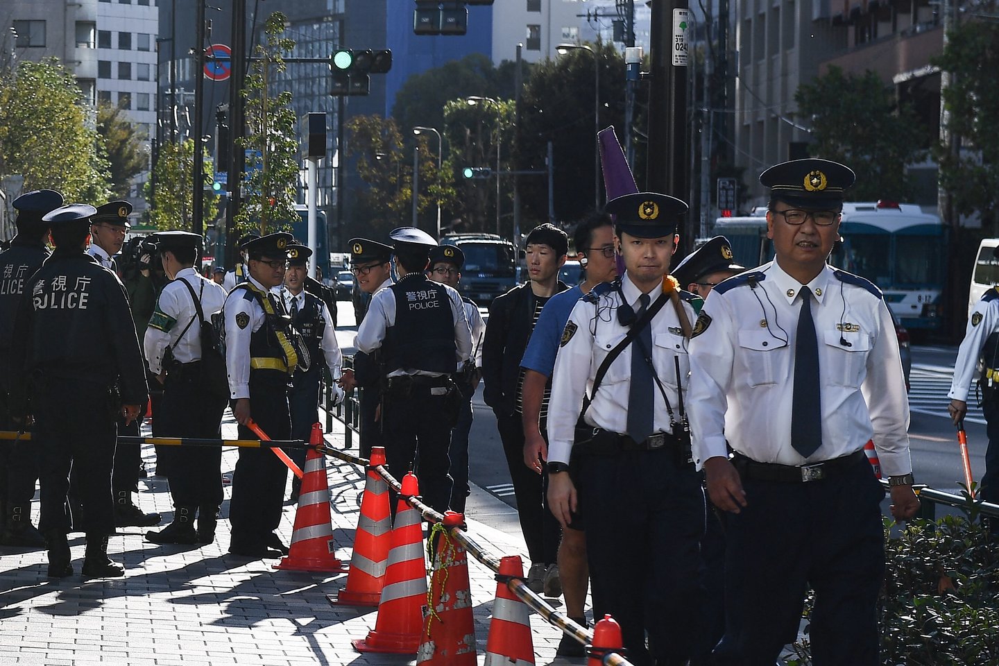 Japonijos policija.<br>AFP/Scanpix nuotr.