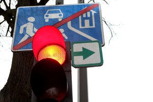 Į Vilniaus gatves sugrįš žalios rodyklės: jų bus dar daugiau