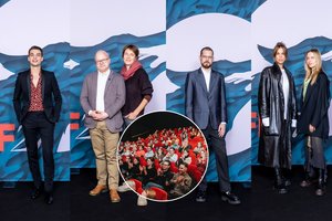 Sausakimšoje salėje Taline pristatytas Romo Zabarausko filmas „Rašytojas“