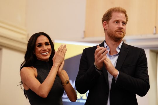  Meghan Markle ir princas Harry.