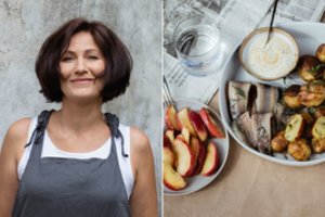 Silkė su bulvėmis ir keptais obuoliais: G. Barauskienė pasidalijo receptu