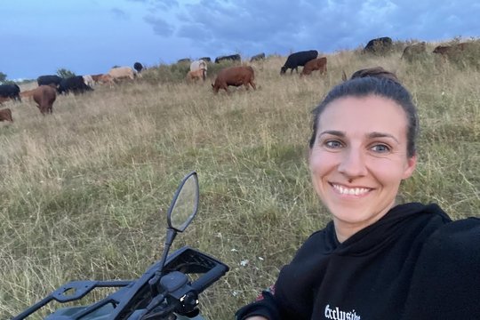 Rūta Kanapeckienė džiaugias gyvenimu ir darbu kaime.