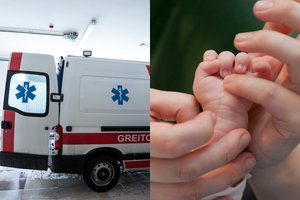 Klaipėdoje prie daugiabučio namo kiemo rastas pro langą išmestas kūdikis: jo tėvas – sulaikytas