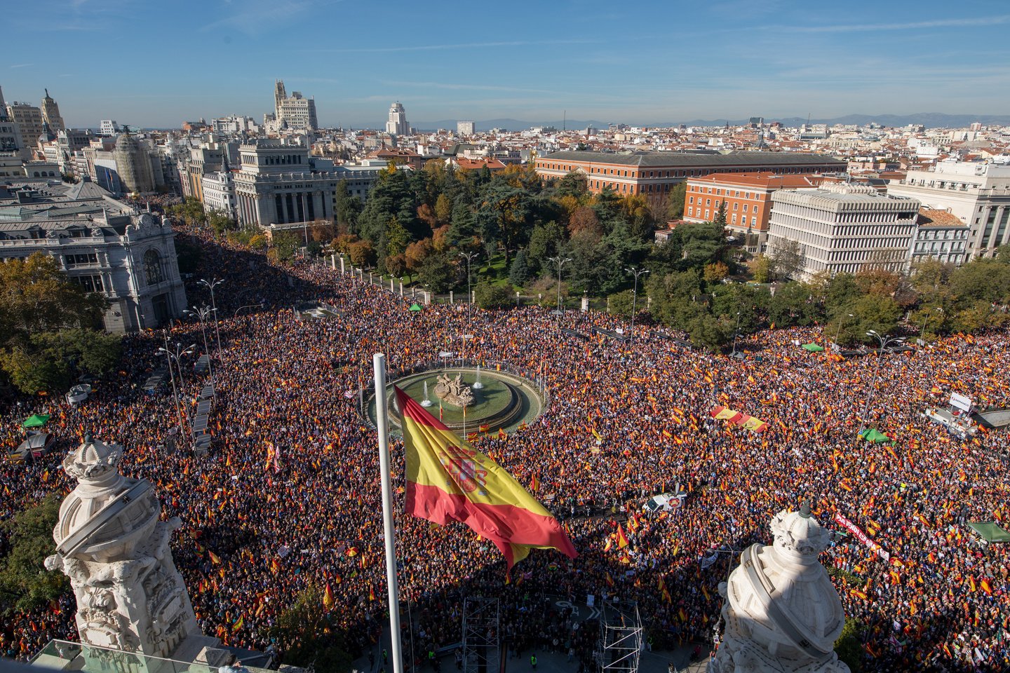 Protestas Madride.<br>ZUMA Press/Scanpix nuotr.